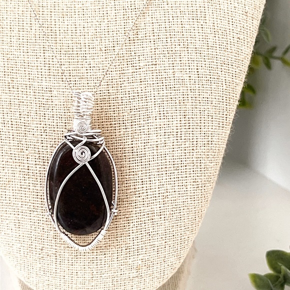 Handmade wire wrapped  semiprecious stone💖✨ - Picture 5 of 8